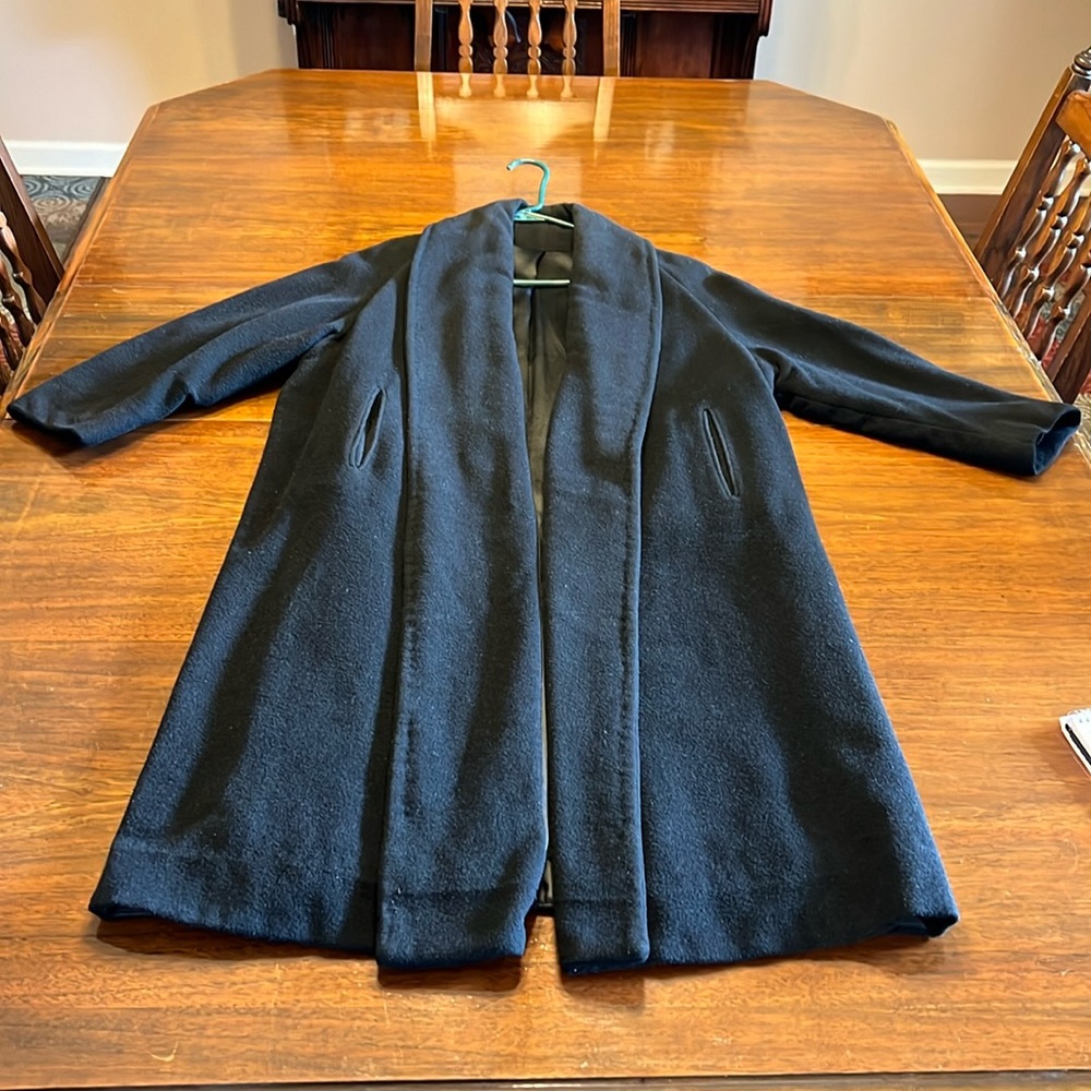 1950s black vintage coat